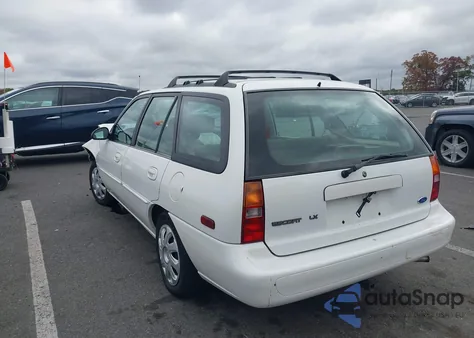 1997 Ford Escort Lx from USA, damaged, VIN 3FALP15POVR125419
